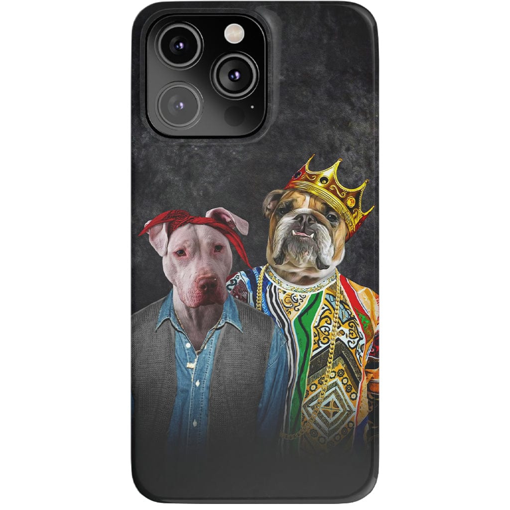 Funda personalizada para teléfono con 2 mascotas &#39;2Paw And Notorious DOG&#39;