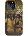 Funda para móvil personalizada con 2 mascotas 'Dog Busters'