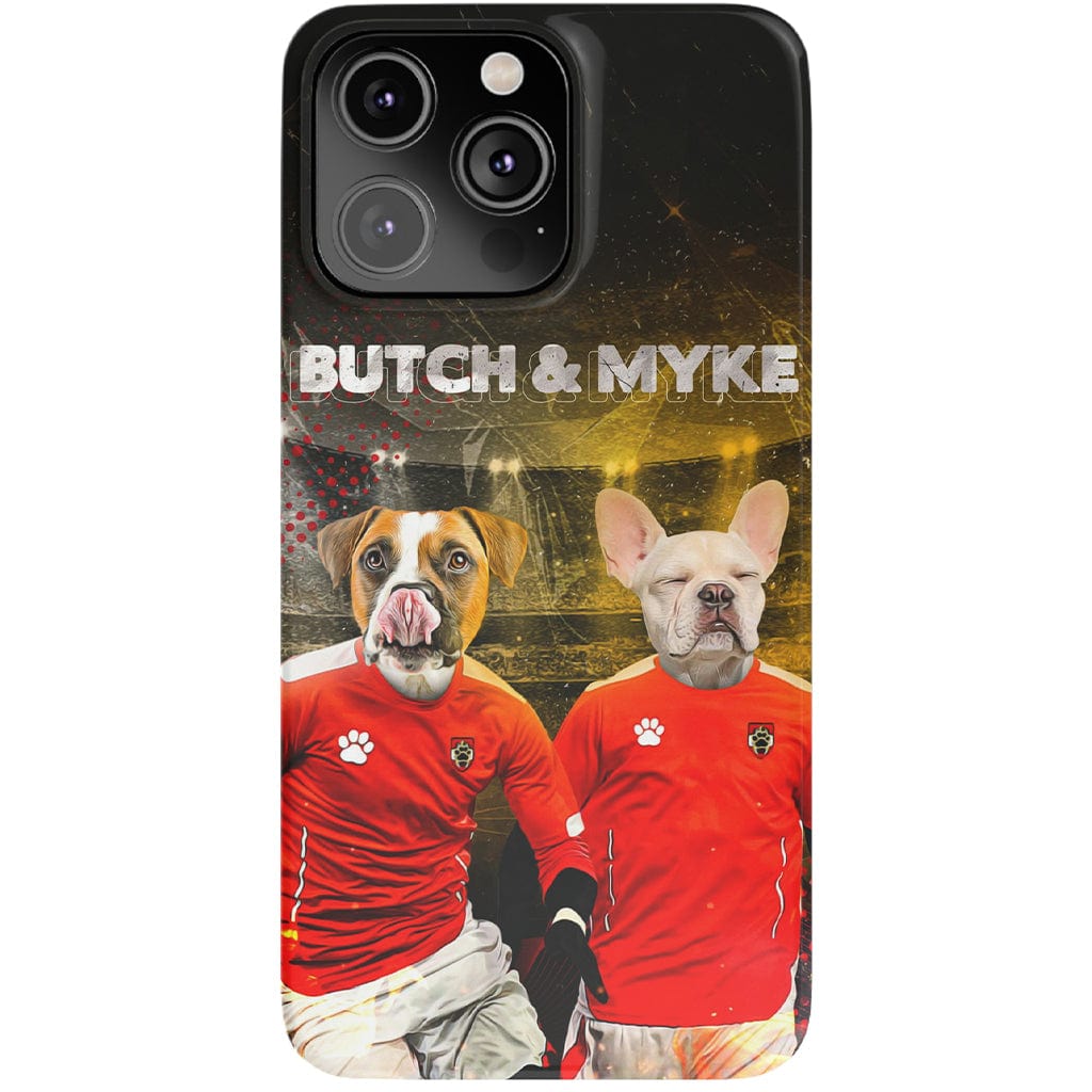 &#39;Austria Doggos&#39; Funda personalizada para teléfono con 2 mascotas