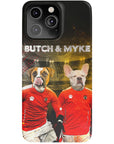 'Austria Doggos' Funda personalizada para teléfono con 2 mascotas