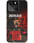 Funda para móvil personalizada 'Belgium Doggos Soccer'