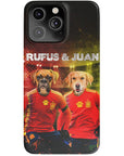 'Spain Doggos' Funda personalizada para teléfono con 2 mascotas