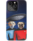 Funda personalizada para teléfono con 2 mascotas 'Doggo-Trek'