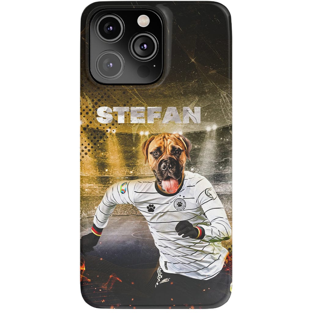 Funda para móvil personalizada &#39;Alemania Doggos Soccer&#39;