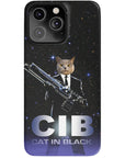 Funda para móvil personalizada 'Gato de negro'