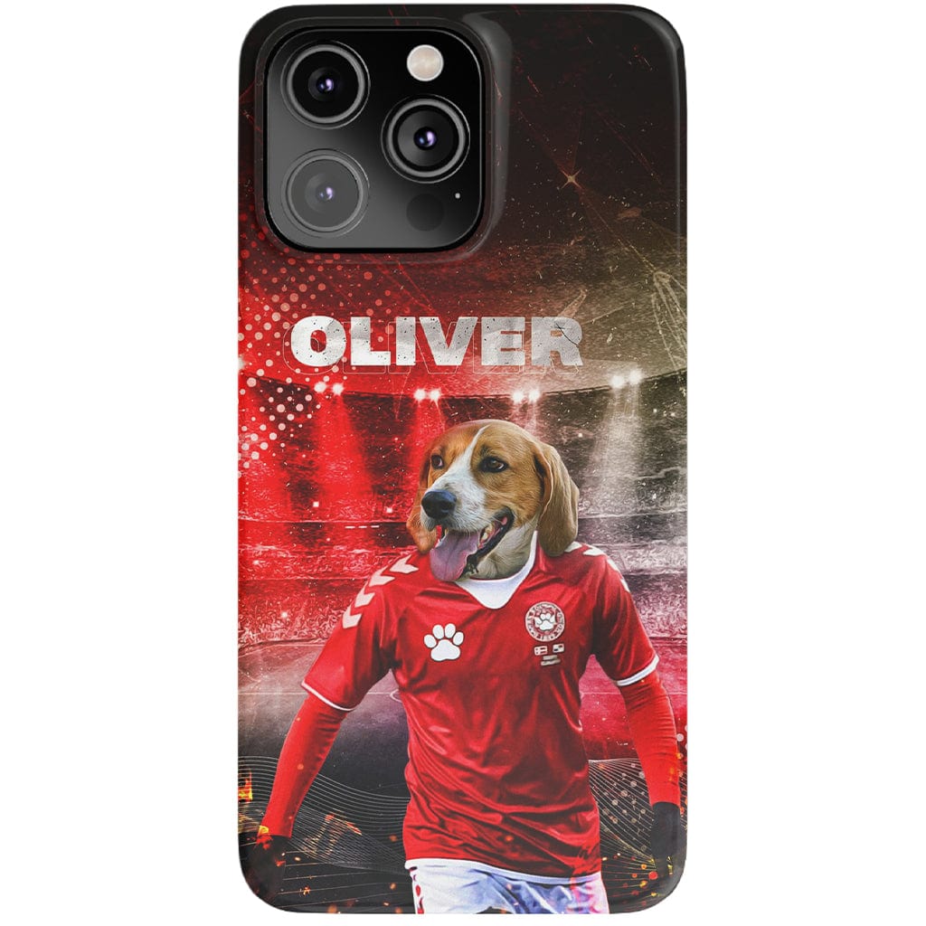 Funda para móvil personalizada &#39;Dinamarca Doggos Soccer&#39;