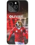 Funda para móvil personalizada 'Dinamarca Doggos Soccer'