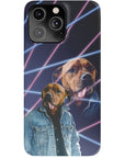 Funda personalizada para teléfono con mascota '1980s Lazer Portrait'