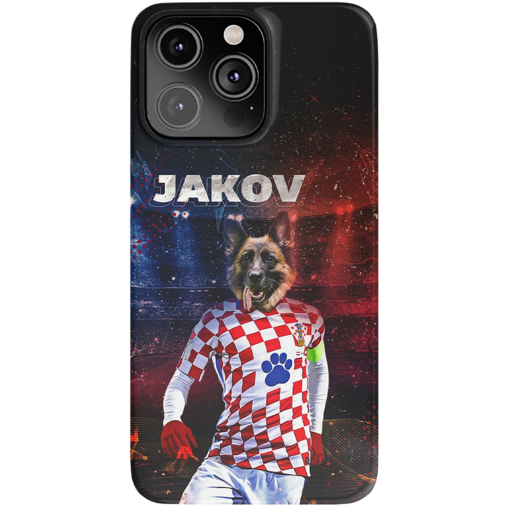 Funda para móvil personalizada &#39;Croacia Doggos Soccer&#39;