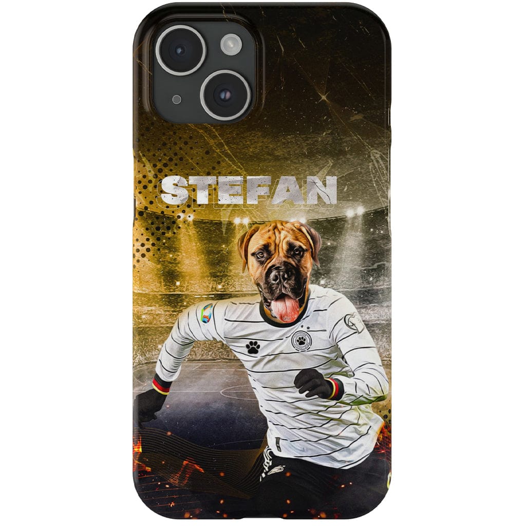 Funda para móvil personalizada &#39;Alemania Doggos Soccer&#39;