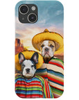 '2 Amigos' Funda personalizada para teléfono con 2 mascotas