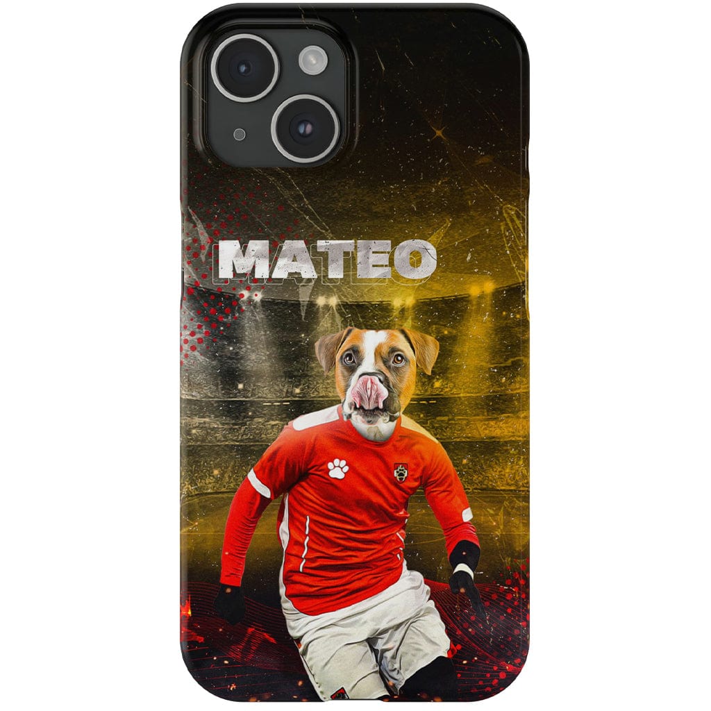 Funda para móvil personalizada &#39;Austria Doggos Soccer&#39;