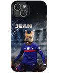 Funda para teléfono personalizada 'France Doggos Soccer'