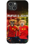 'Spain Doggos' Funda personalizada para teléfono con 2 mascotas