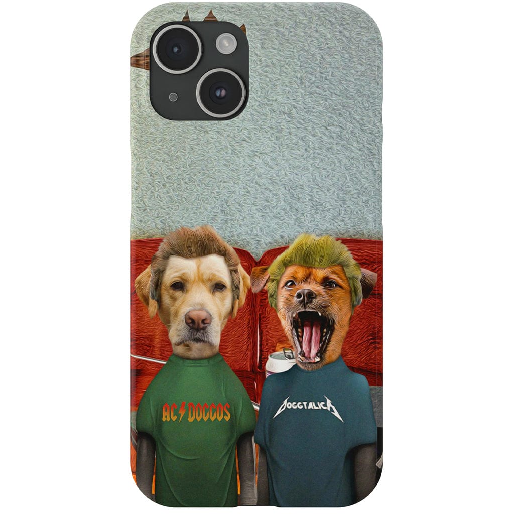 Funda personalizada para teléfono con 2 mascotas &#39;Beavis y Buttsniffer&#39;