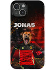 Funda para móvil personalizada 'Belgium Doggos Soccer'