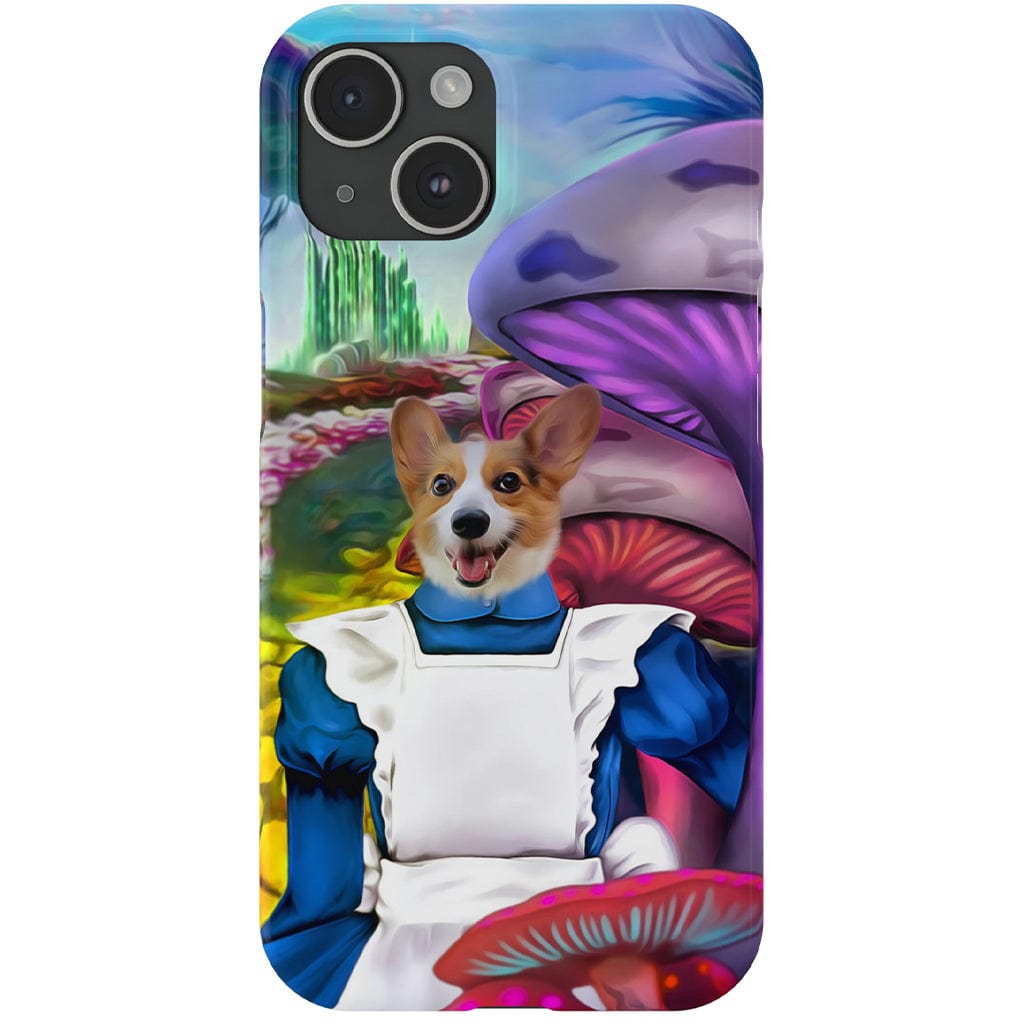 Funda para móvil personalizada &#39;Alicia en Doggoland&#39;