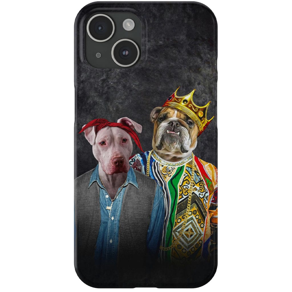 Funda personalizada para teléfono con 2 mascotas &#39;2Paw And Notorious DOG&#39;