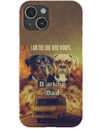 Funda personalizada para teléfono con 2 mascotas 'Barking Bad'