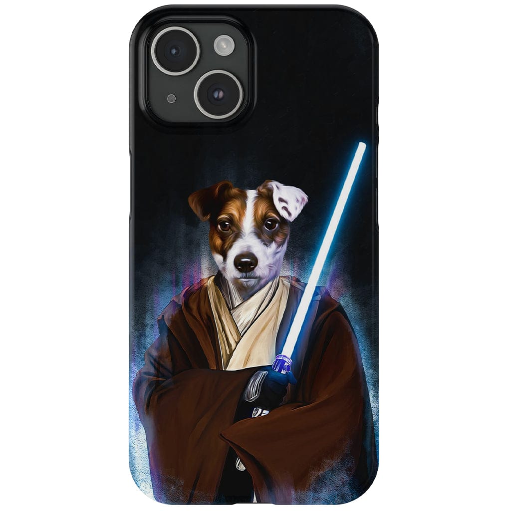 Funda para móvil personalizada &#39;Doggo-Jedi&#39;