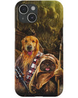 Funda personalizada para teléfono con 2 mascotas 'Chewdogga &amp; Dogg-E-Wok'