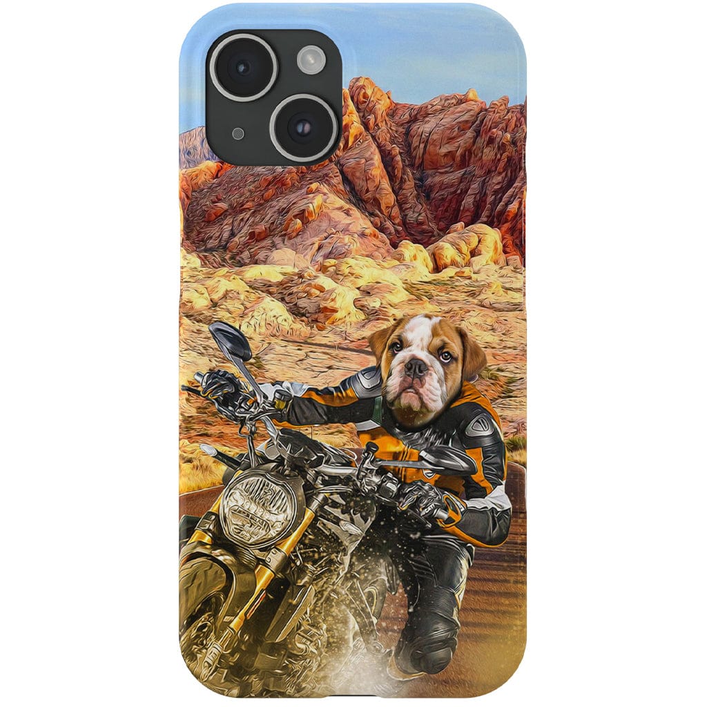 Funda para móvil personalizada &#39;Dogati Rider&#39;