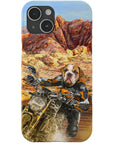 Funda para móvil personalizada 'Dogati Rider'