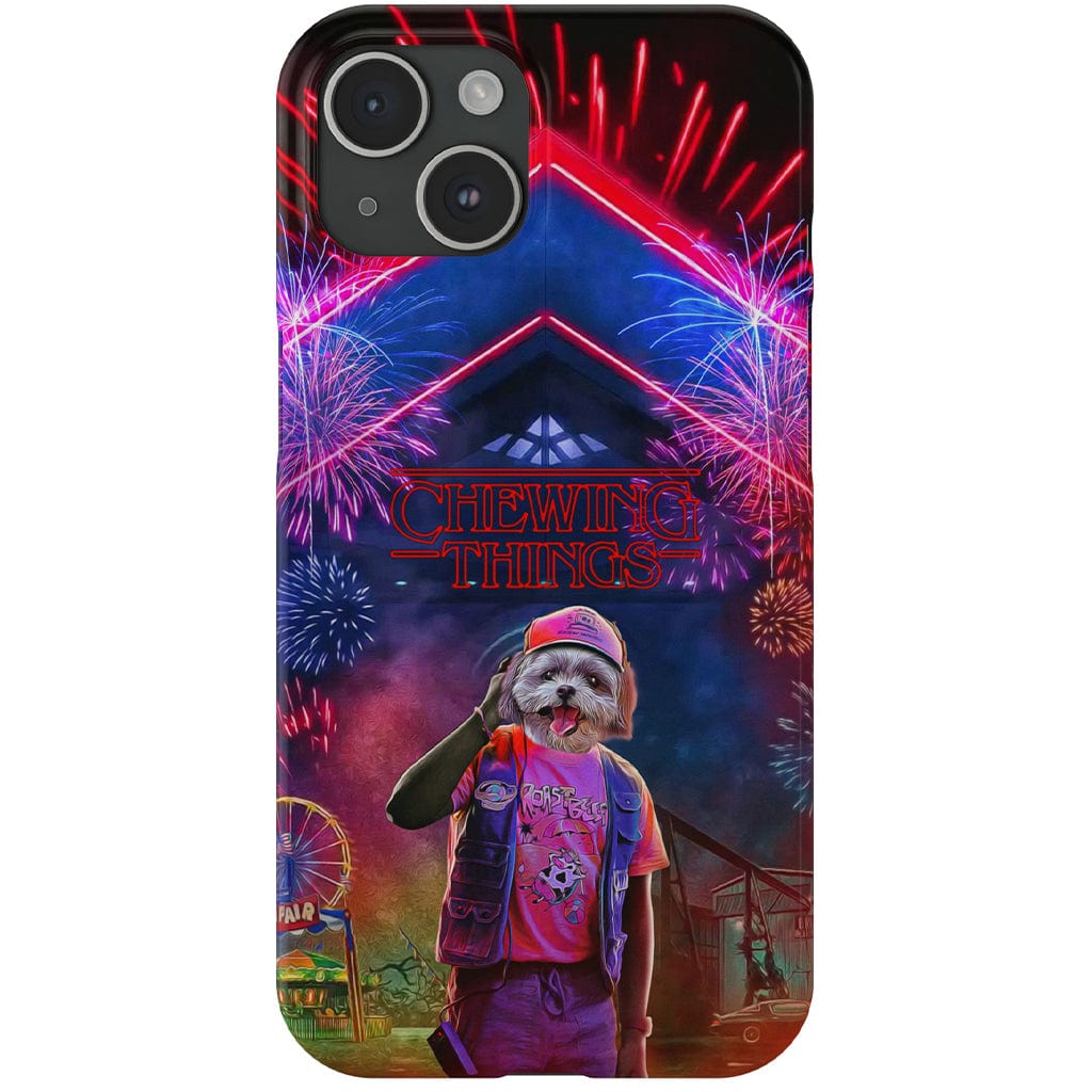 Funda para móvil personalizada &#39;Masticar cosas&#39;