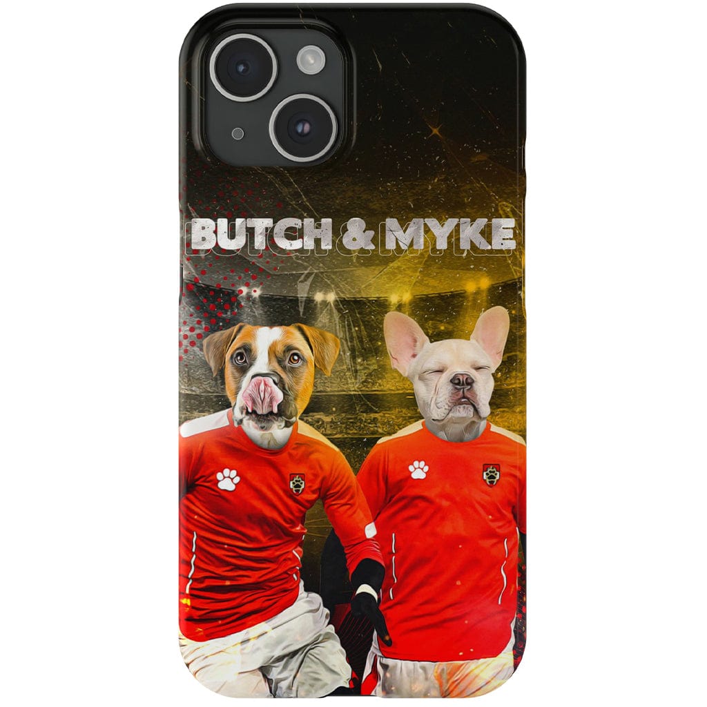 &#39;Austria Doggos&#39; Funda personalizada para teléfono con 2 mascotas