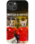 'Austria Doggos' Funda personalizada para teléfono con 2 mascotas