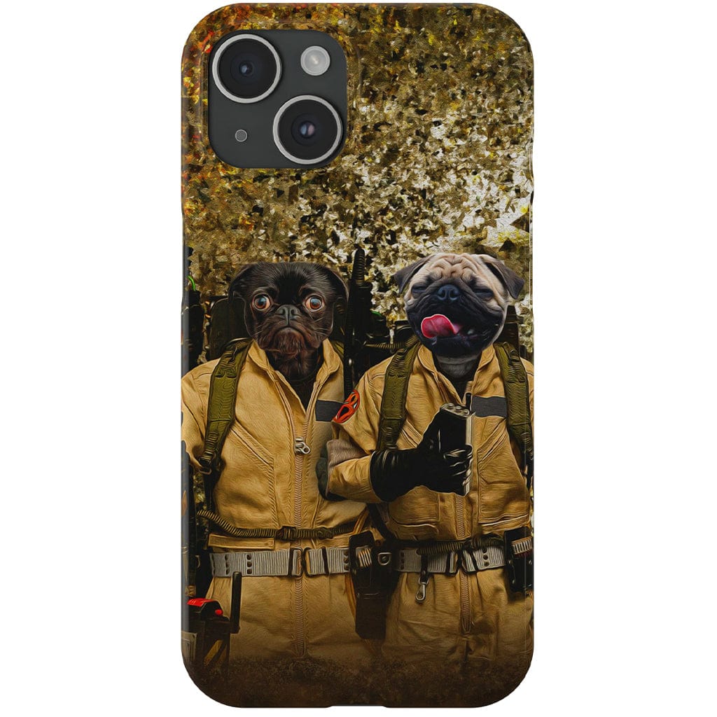 Funda para móvil personalizada con 2 mascotas &#39;Dog Busters&#39;