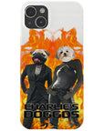 Funda personalizada para teléfono con 2 mascotas 'Charlie's Doggos'