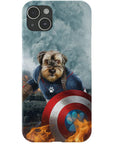 Funda para teléfono personalizada 'Capitán Doggmerica'