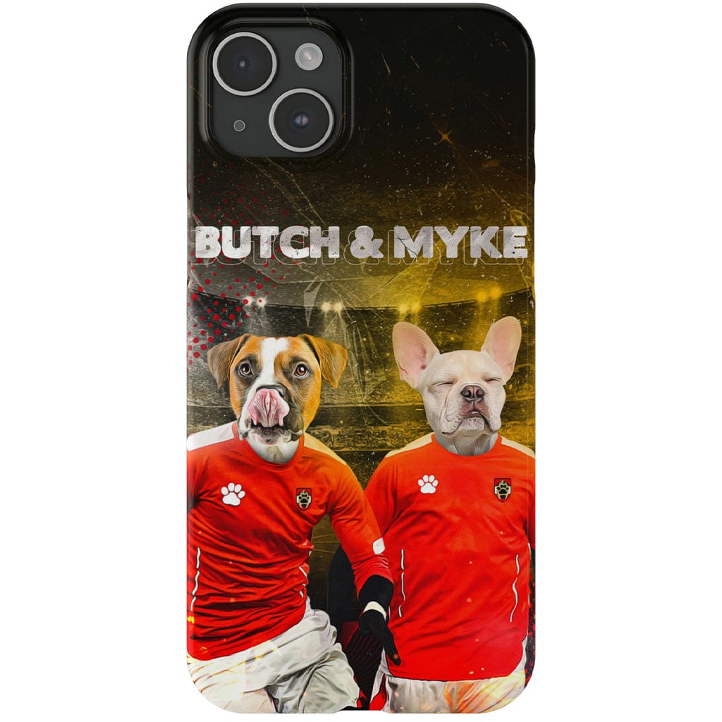 &#39;Austria Doggos&#39; Funda personalizada para teléfono con 2 mascotas