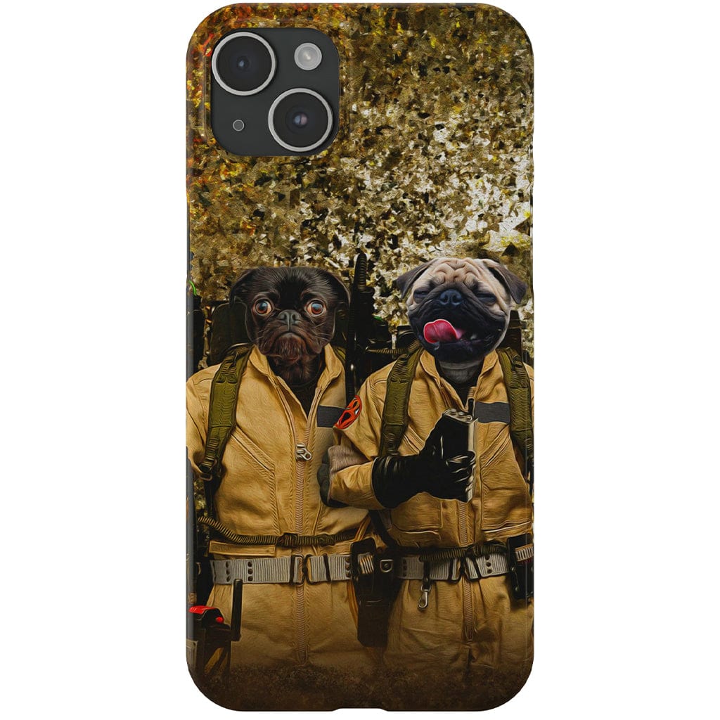 Funda para móvil personalizada con 2 mascotas &#39;Dog Busters&#39;