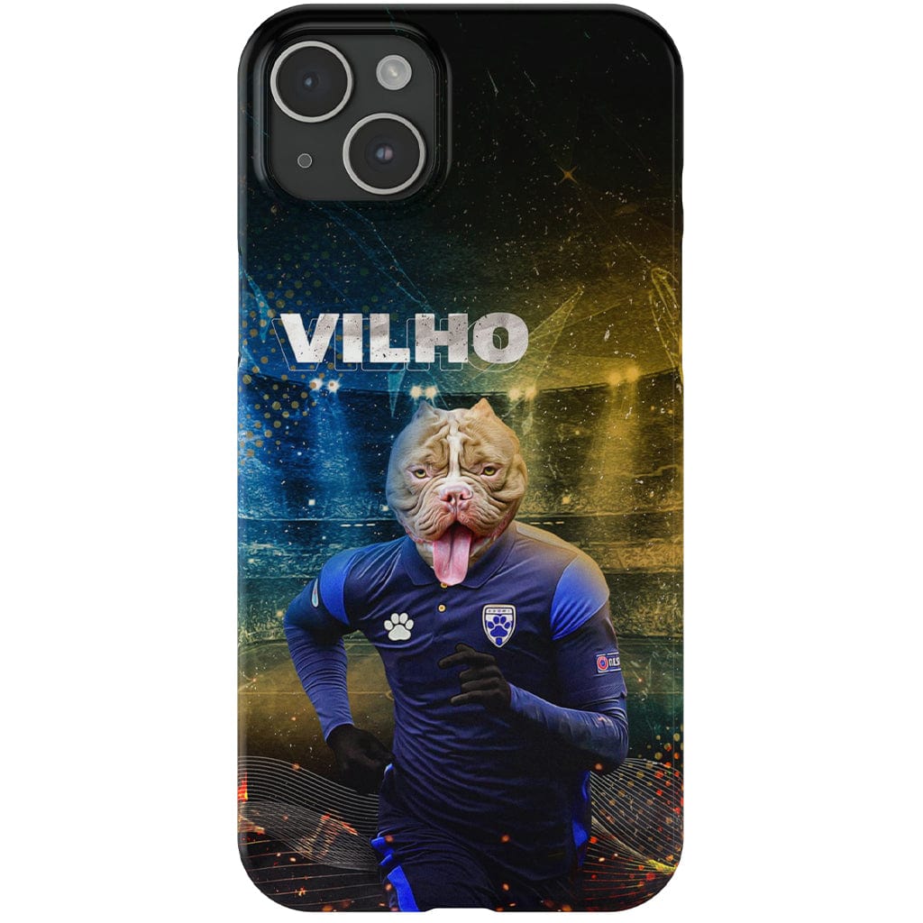 Funda para móvil personalizada &#39;Finland Doggos Soccer&#39;