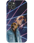 Funda personalizada para teléfono con mascota '1980s Lazer Portrait'