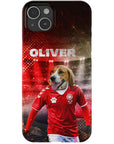 Funda para móvil personalizada 'Dinamarca Doggos Soccer'