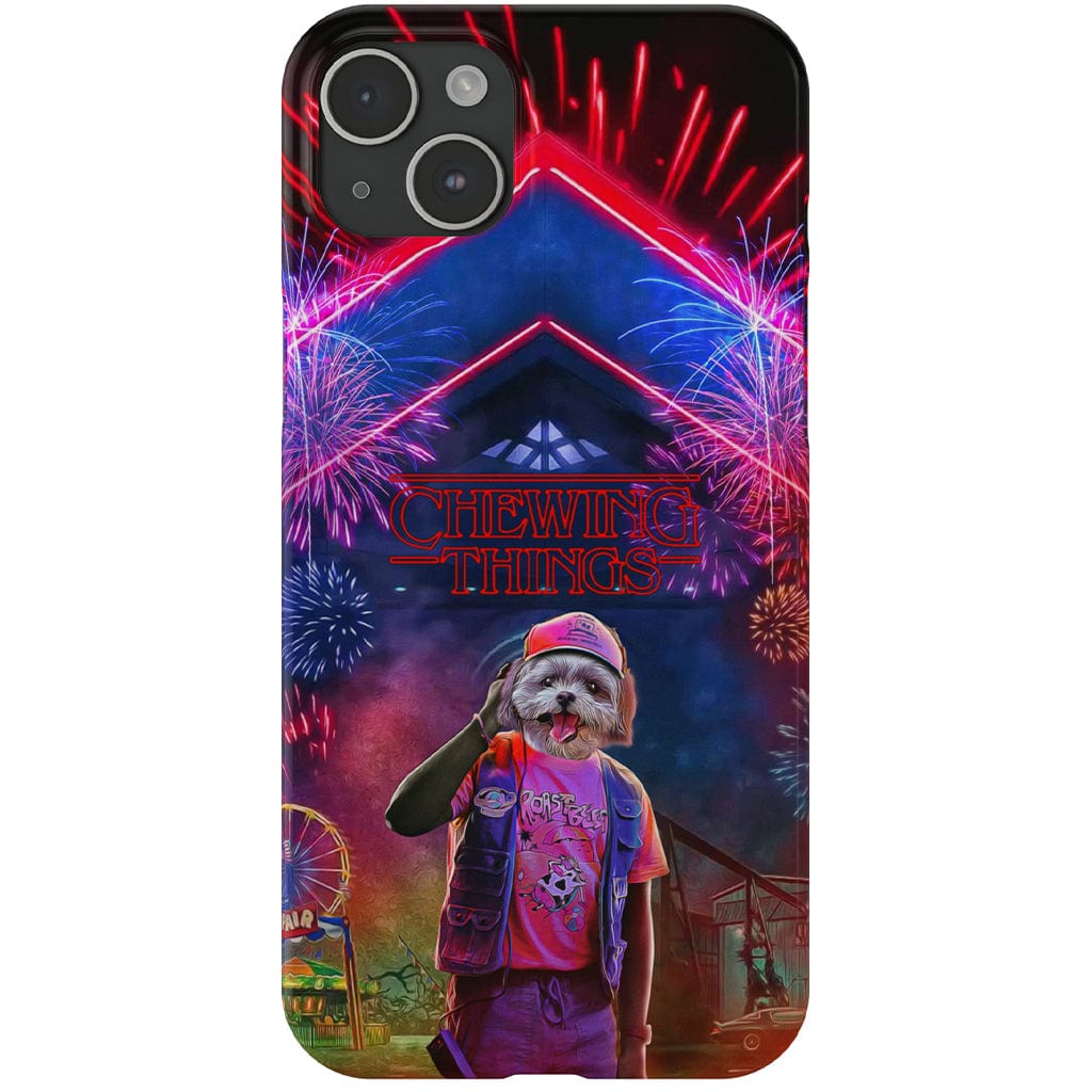 Funda para móvil personalizada &#39;Masticar cosas&#39;