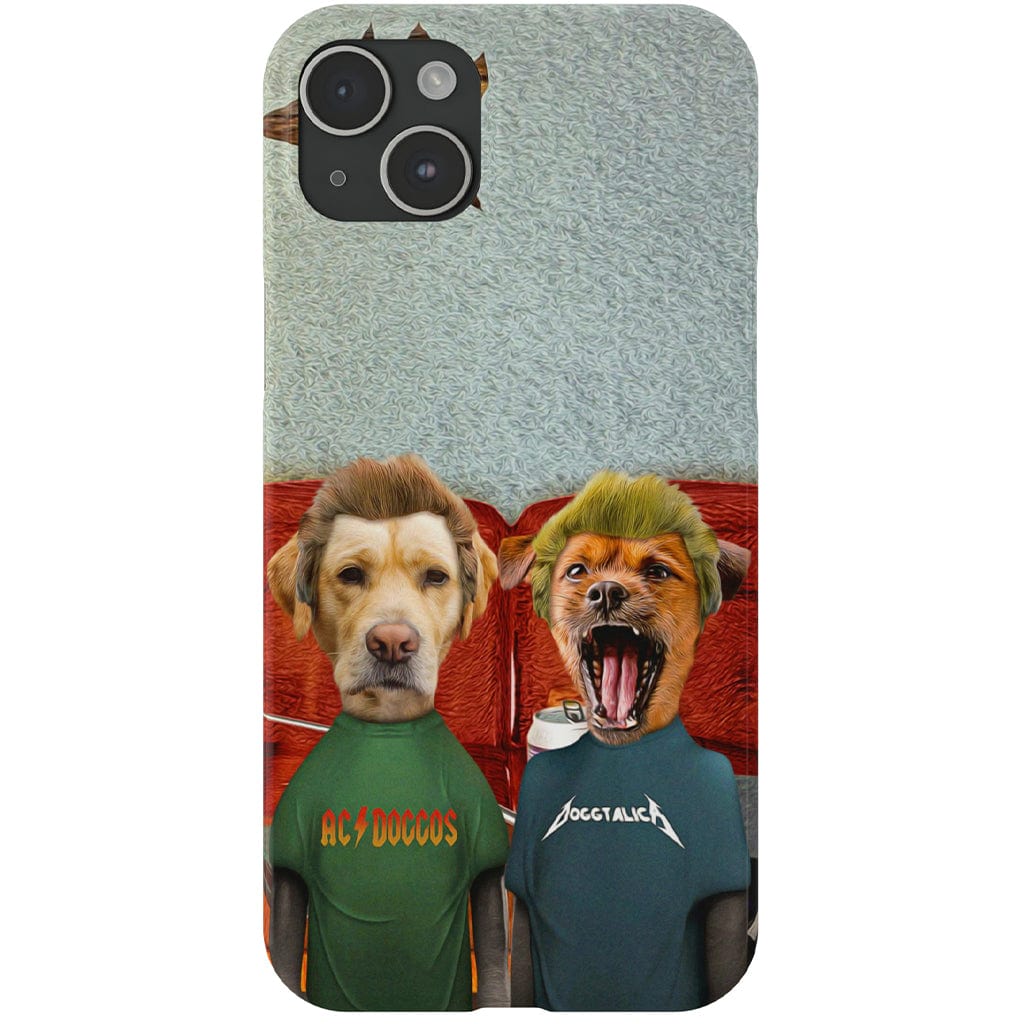 Funda personalizada para teléfono con 2 mascotas &#39;Beavis y Buttsniffer&#39;