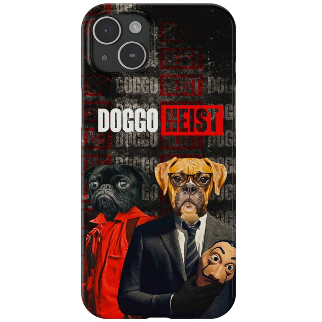 Funda personalizada para teléfono con 2 mascotas &#39;Doggo Heist&#39;