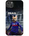 Funda para teléfono personalizada 'France Doggos Soccer'