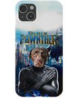 Funda para teléfono personalizada 'Black Pawnther'