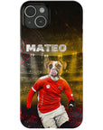 Funda para móvil personalizada 'Austria Doggos Soccer'