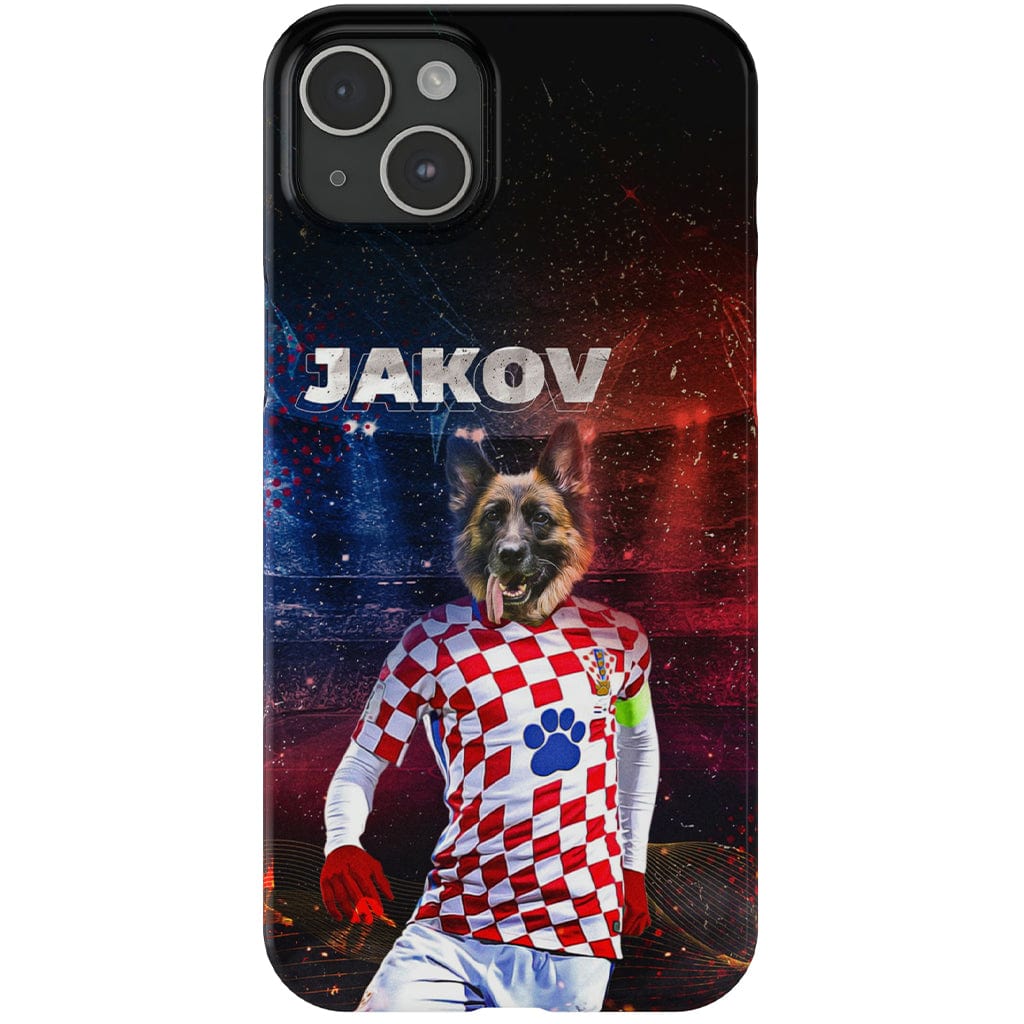 Funda para móvil personalizada &#39;Croacia Doggos Soccer&#39;