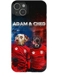 Funda personalizada para teléfono con 2 mascotas 'Czech Doggos'