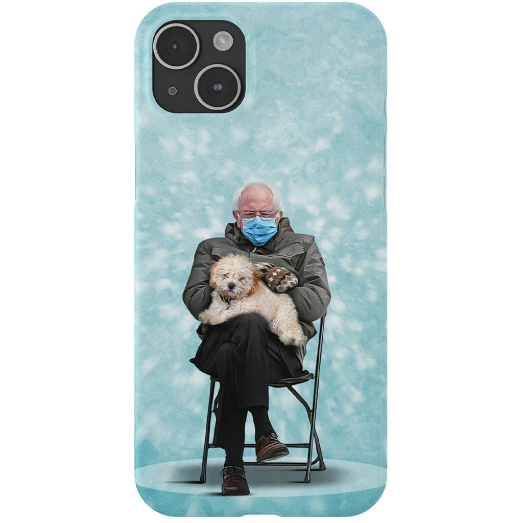 Funda para móvil personalizada &#39;Bernard y su mascota&#39;