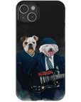 Funda personalizada para teléfono con 2 mascotas 'AC/Doggos'