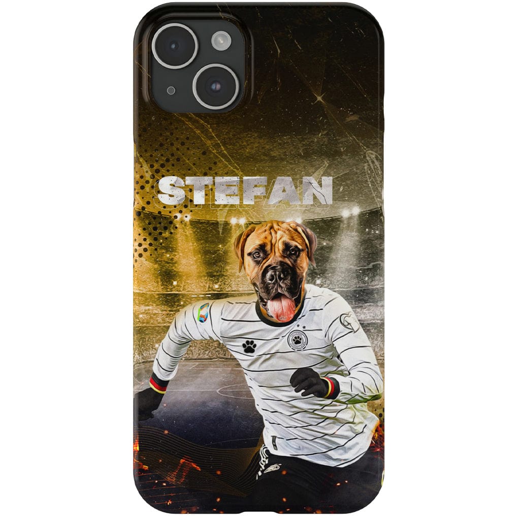 Funda para móvil personalizada &#39;Alemania Doggos Soccer&#39;