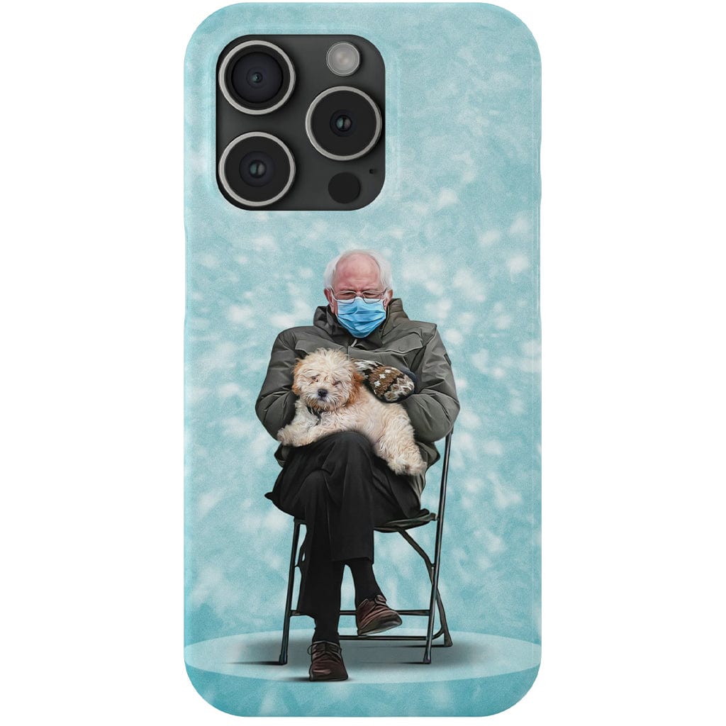 Funda para móvil personalizada &#39;Bernard y su mascota&#39;